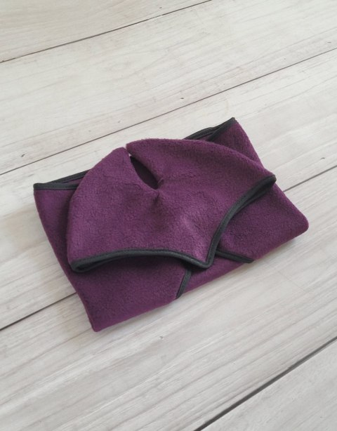 Zestaw dla Hobby Horse A3: derka + nauszniki - śliwka