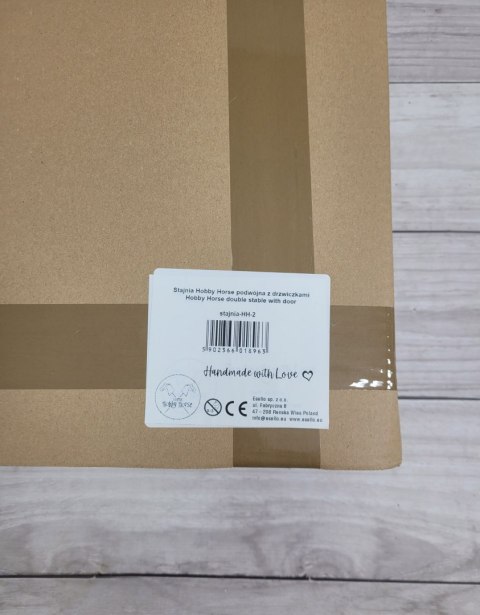 Duża podwójna stajnia Hobby Horse z drzwiczkami