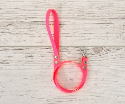 Uwiąz dla Hobby Horse z taśmy - neon pink