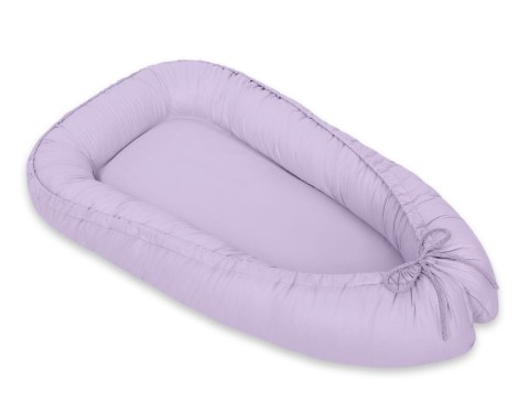 Kokon niemowlęcy dwustronny kojec otulacz Premium MY SWEET BABY- fioletowy
