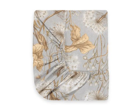 Prześcieradło bawełniane z gumką do łóżeczka 120x60 cm - dmuchawce