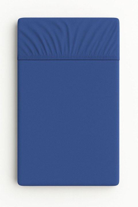 Prześcieradło jersey bawełna z gumką do łóżeczka 120x60cm - ciemny niebieski Prześcieradło jersey bawełna z gumką do łóżeczka 120x60cm - ciemny niebieski