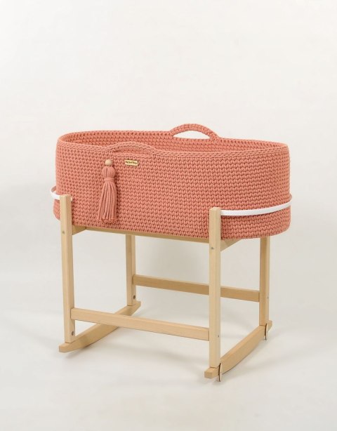Kosz Mojżesza BOHO Handmade z kołyską - blush Kosz Mojżesza BOHO Handmade z kołyską - blush