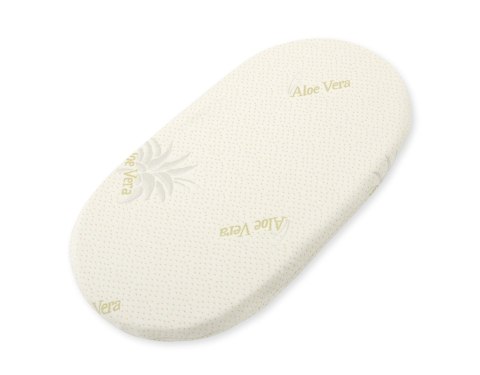 Materac do kosza Mojżesza BOHO - ALOE VERA z aloesem