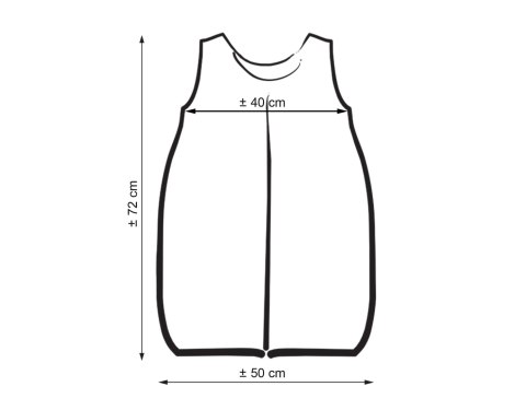 Śpiworek dla dzieci bawełniany M 6-12 mcy TOG 2.5 całoroczny ocieplany czarne grochy na białym tle