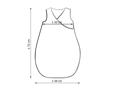 Śpiworek dla dzieci bawełniany M 3-12 mcy TOG 2.5 całoroczny ocieplany - chmurki szare/różowe