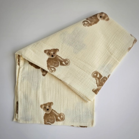 Otulacz muślinowy 100x100 cm