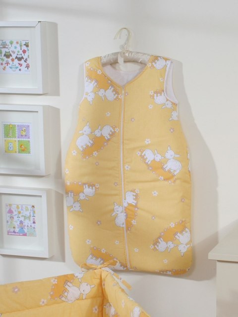 Śpiworek dla dzieci bawełniany M 6-12 mcy TOG 2.5 całoroczny owieczki