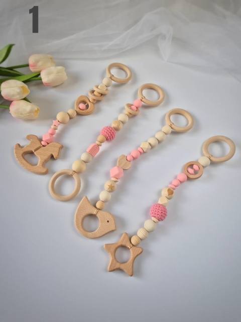 Stojak edukacyjny Baby Gym z zawieszkami