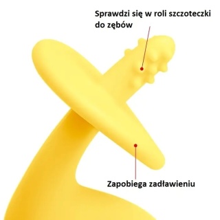 Mombella Gryzak Słonik Dancing Elephant Lemon