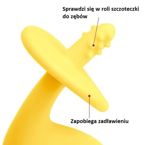 Mombella Gryzak Słonik Dancing Elephant Lemon