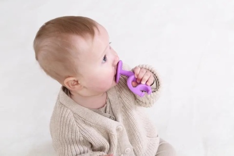 Mombella Gryzak Słonik Dancing Elephant Purple