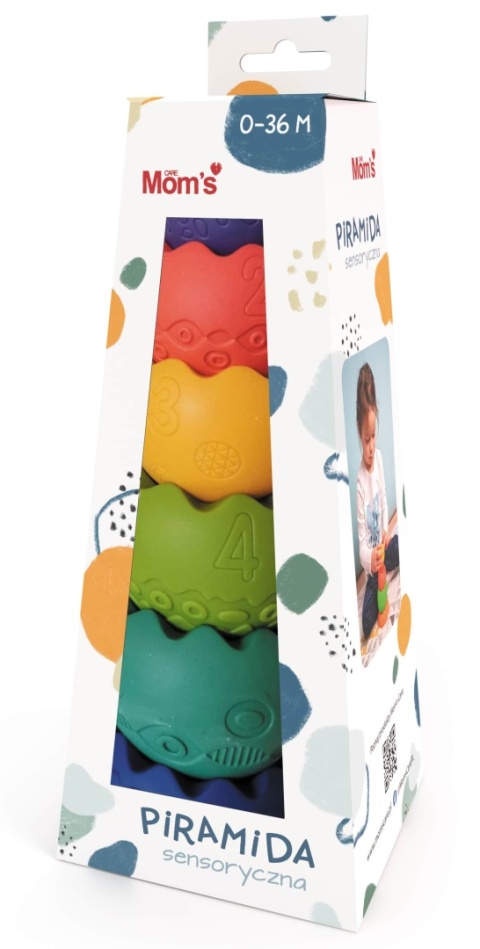 Piramida sensoryczna pastelowa