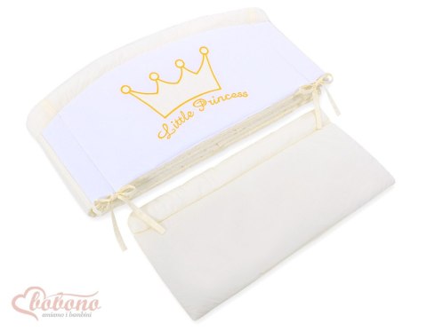 Ochraniacz uniwersalny XXL- Little Prince/Princess kremowa Ochraniacz uniwersalny XXL- Little Prince/Princess kremowa