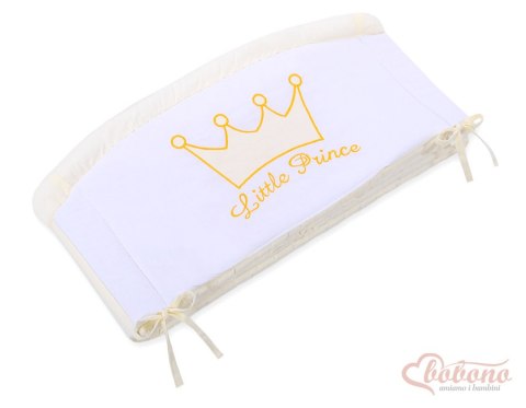 Ochraniacz uniwersalny XXL- Little Prince/Princess kremowa Ochraniacz uniwersalny XXL- Little Prince/Princess kremowa