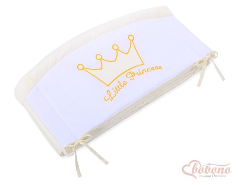 Ochraniacz uniwersalny XXL- Little Prince/Princess kremowa Ochraniacz uniwersalny XXL- Little Prince/Princess kremowa