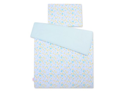 Dwustronna pościel dla dzieci 2-częściowa bawełniana 140x200 Junior - motylki niebieskie Dwustronna pościel dla dzieci 2-częściowa bawełniana 140x200 Junior - motylki niebieskie