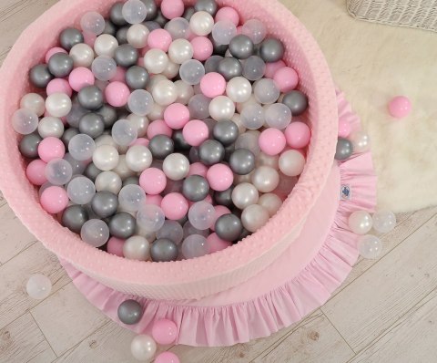 Plastikowe piłeczki do suchego basenu 50szt. - srebrne Plastikowe piłeczki do suchego basenu 50szt. - srebrne