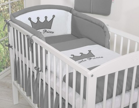 Ochraniacz uniwersalny 120x60cm- Little Prince/Princess antracyt Ochraniacz uniwersalny 120x60cm- Little Prince/Princess antracyt